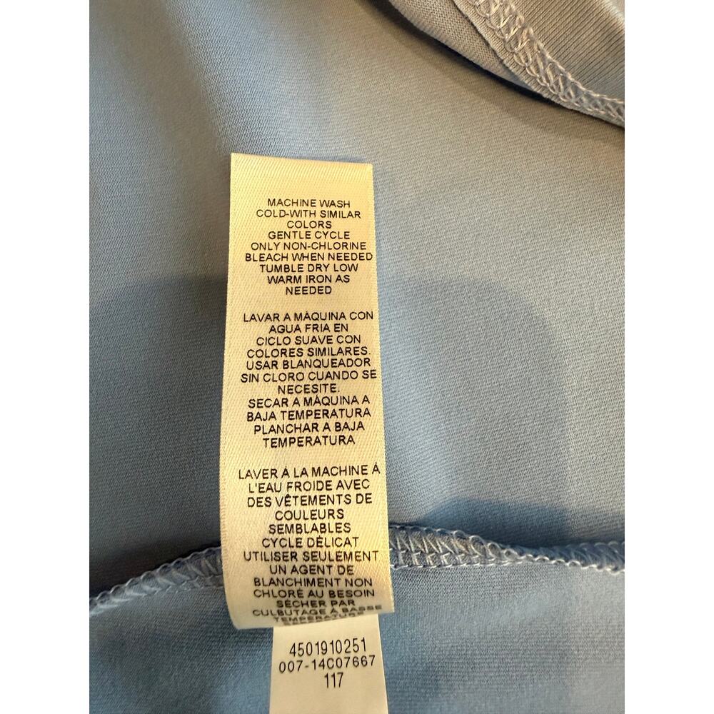 Chico’s Blue Stretch Tank Top Size 3 XL Classic Layering Basic - Picture 6 of 6
